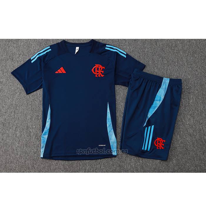 Chandal del Flamengo Manga Corta 2024-2025 Azul - Pantalon Corto